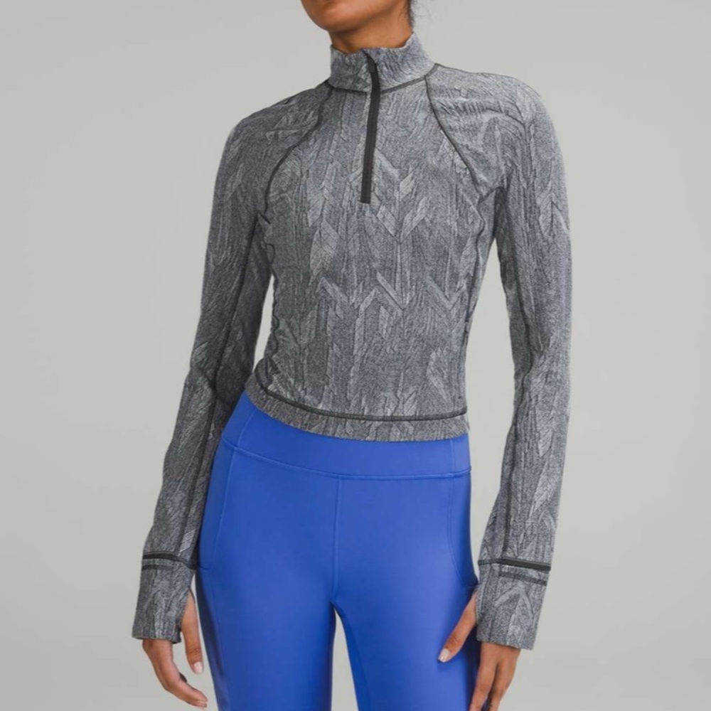 Lululemon It’s Rulu Run Cropped 1/2 Zip